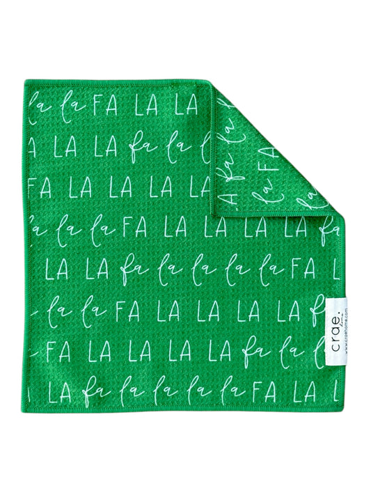 A Classic Carol: Double-Sided Washcloth