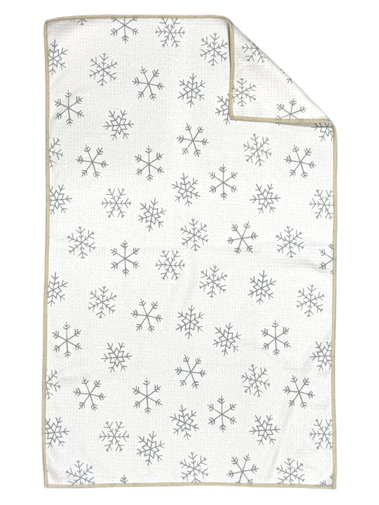 Snow: Double-Sided Hand Towel