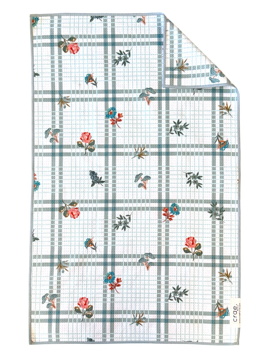 Blue Meadows: Double-Sided Hand Towel