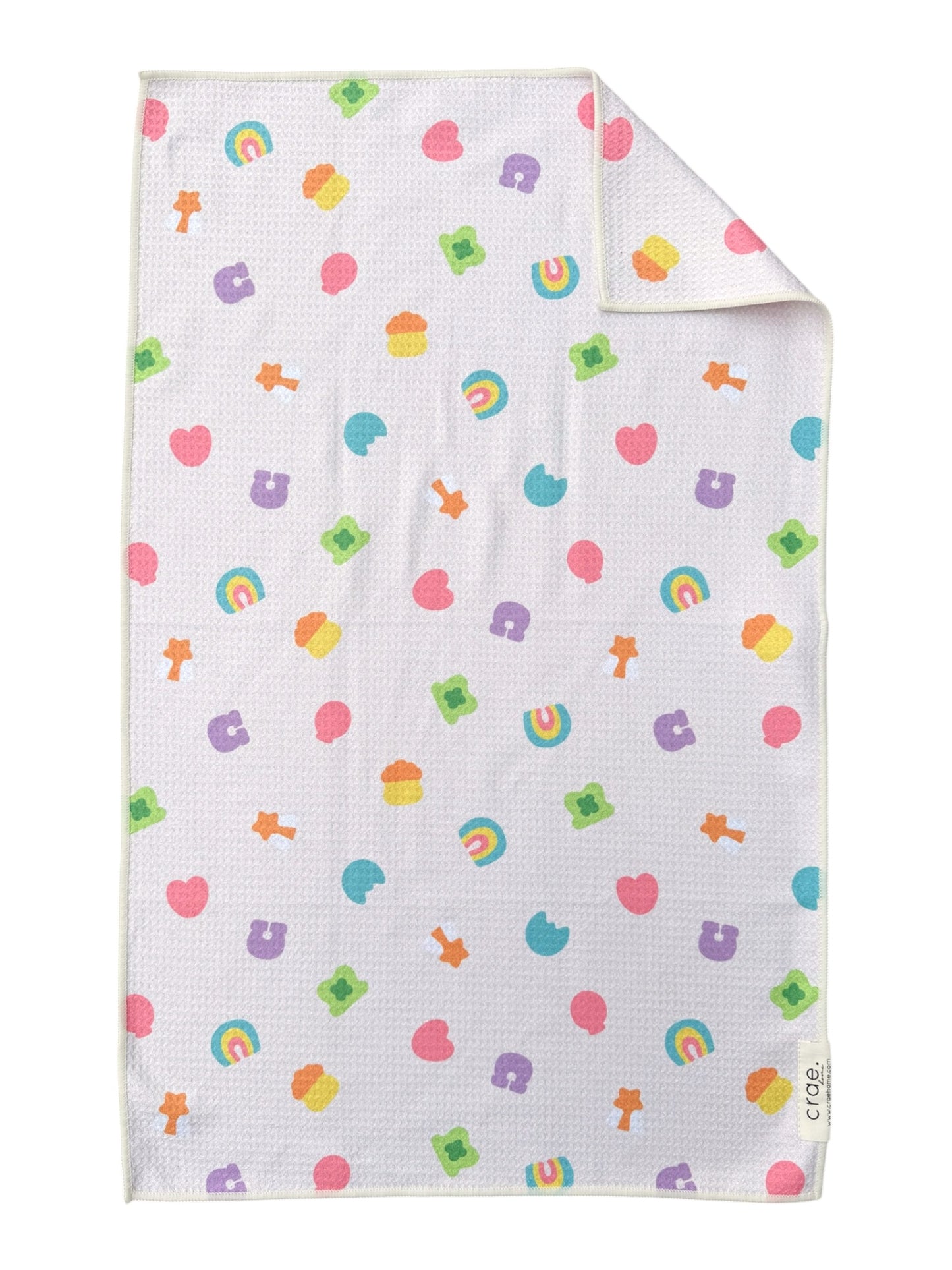 Rainbow Luck: Double-Sided Hand Towel