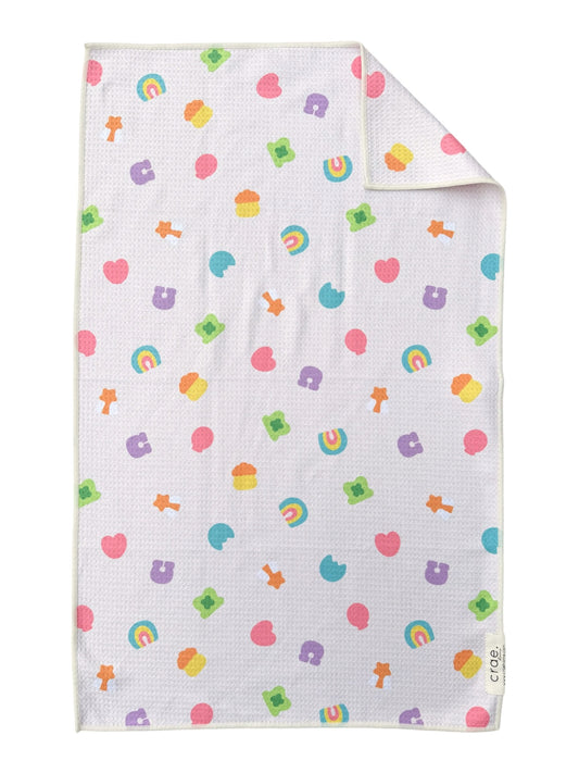 Rainbow Luck: Double-Sided Hand Towel