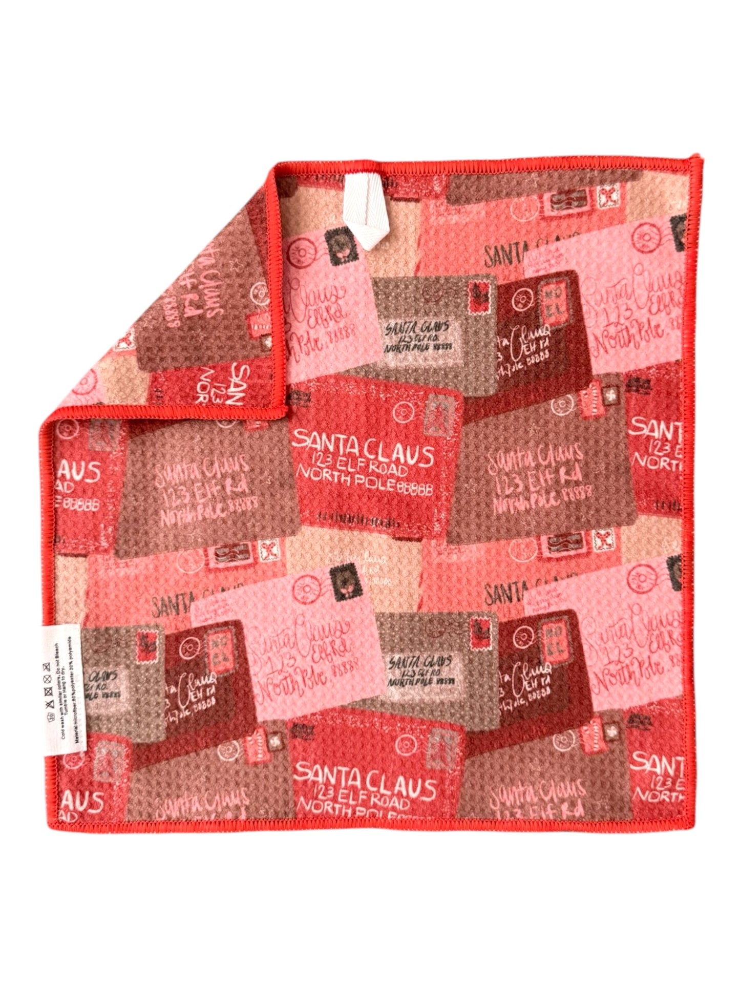 Letters To Santa: Double-Sided Washcloth