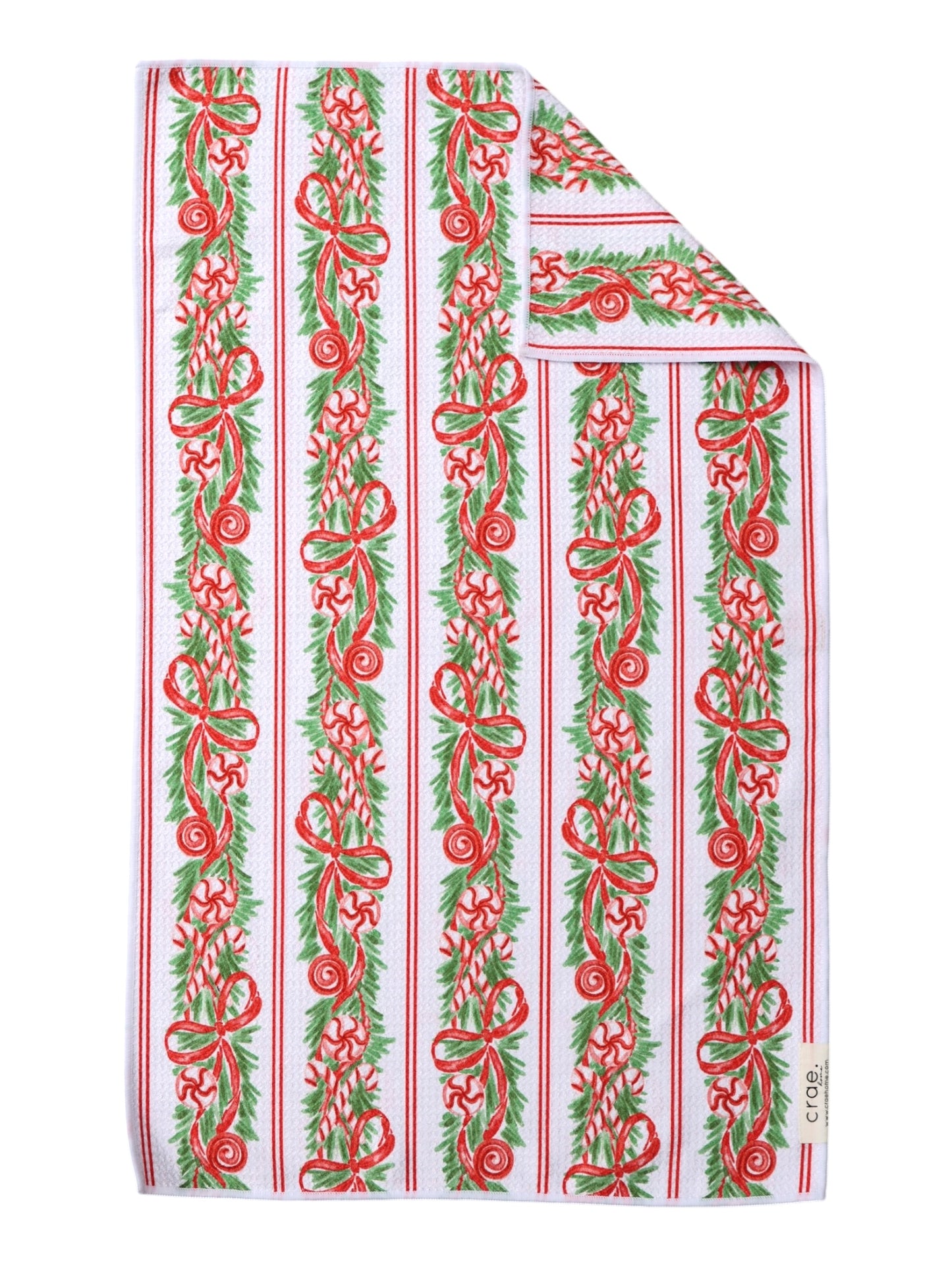 Gilded Garland: Double-Sided Hand Towel
