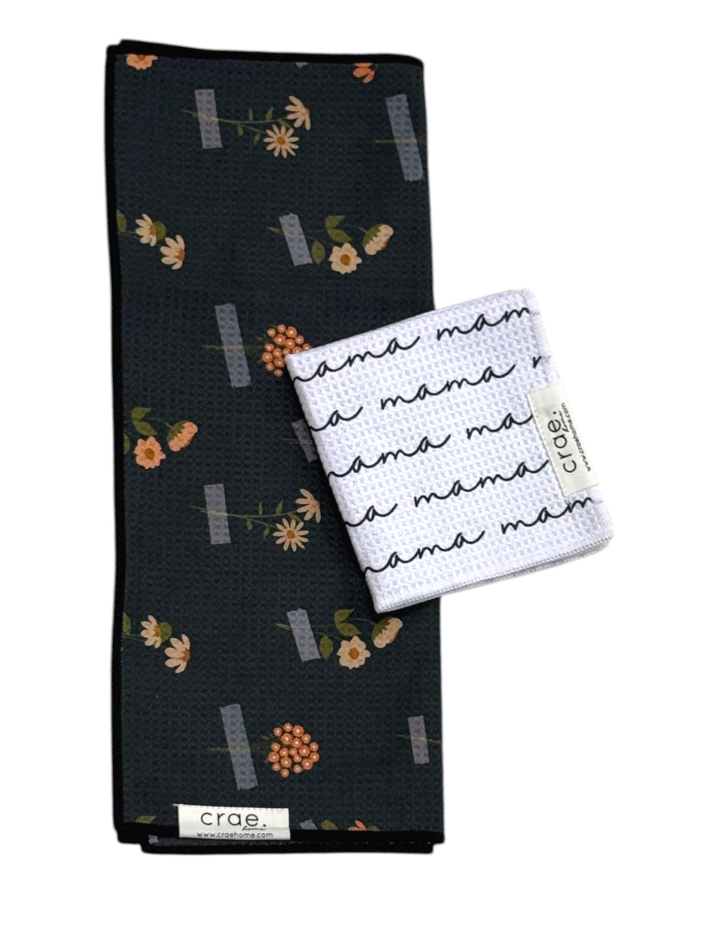 Memory Of You/She’s The Best: Double Sided-Hand Towel Washcloth Set