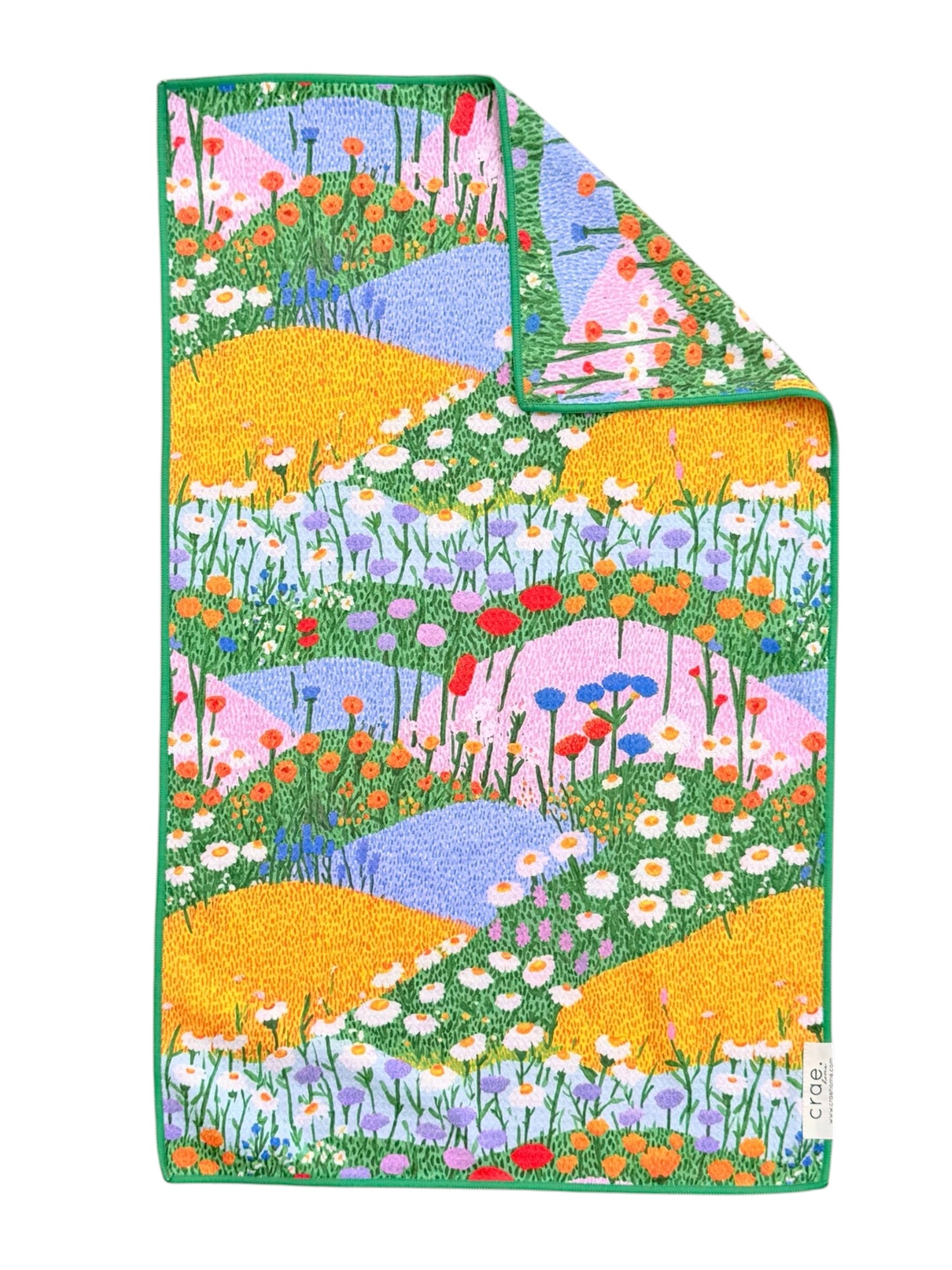 Happy Hills: Double-Sided Hand Towel