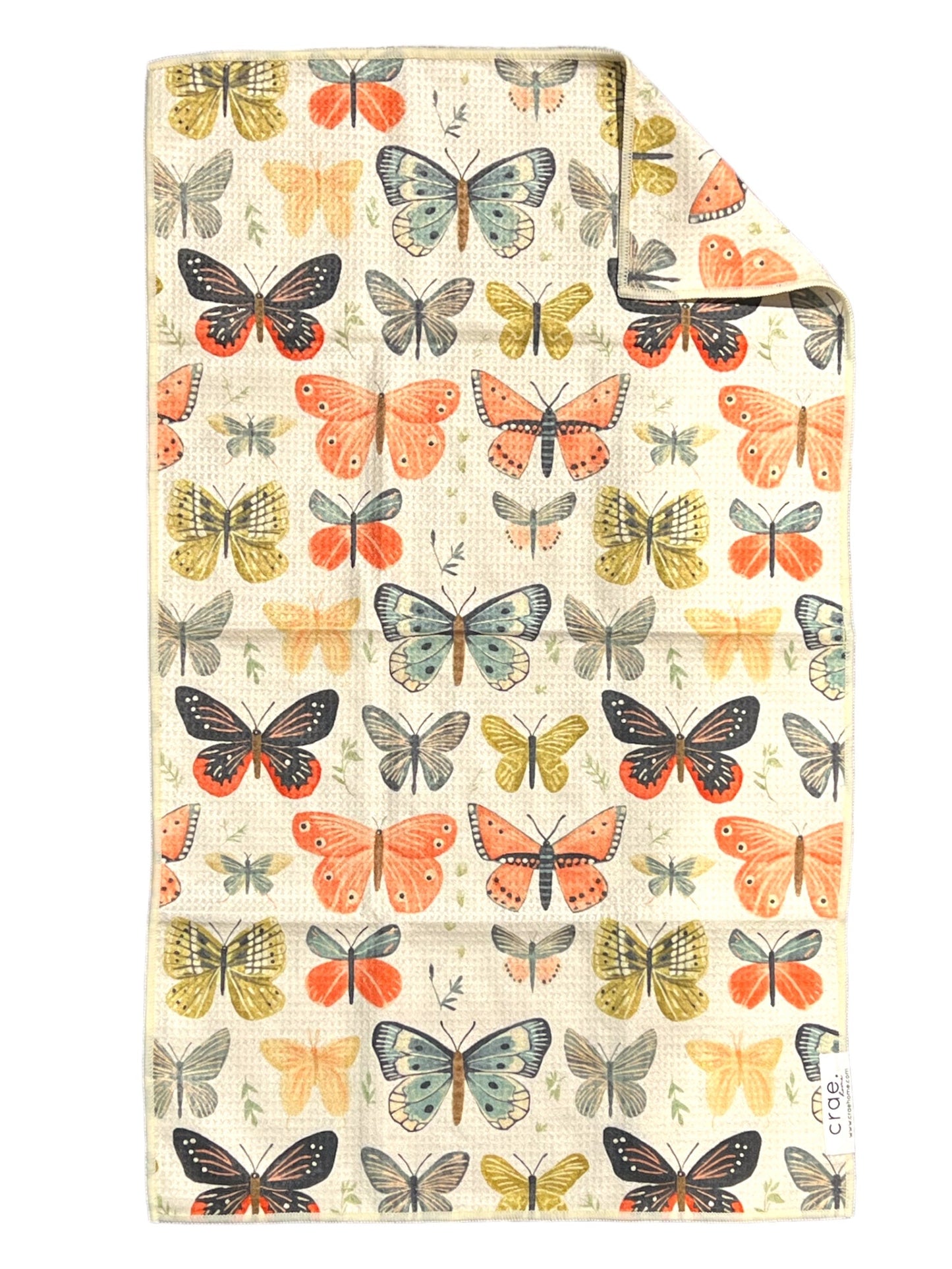 Wings/Flower Farm: Double Sided-Hand Towel Washcloth Set