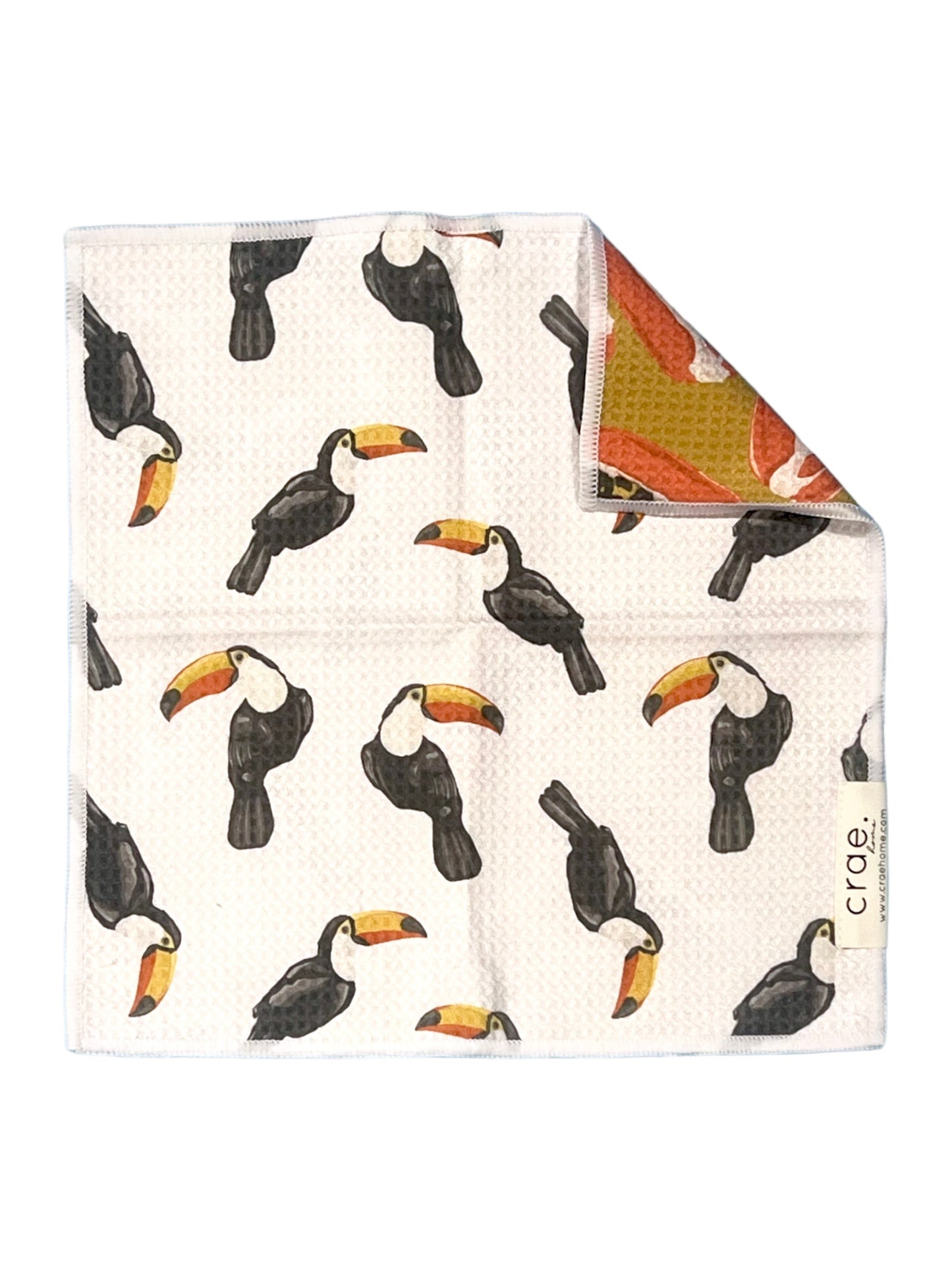 Toco Toucan: Reversible Washcloth