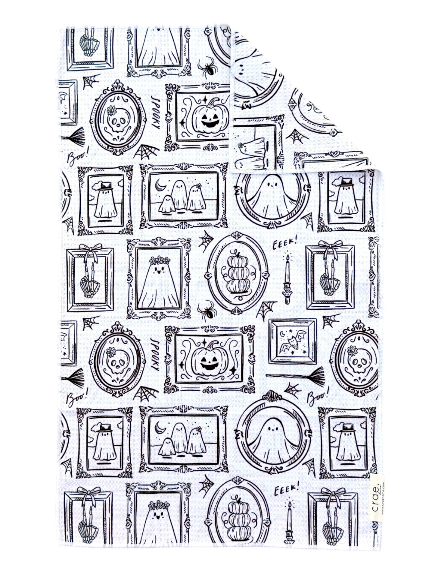 Ghostly Gallery: Double-Sided Hand Towel