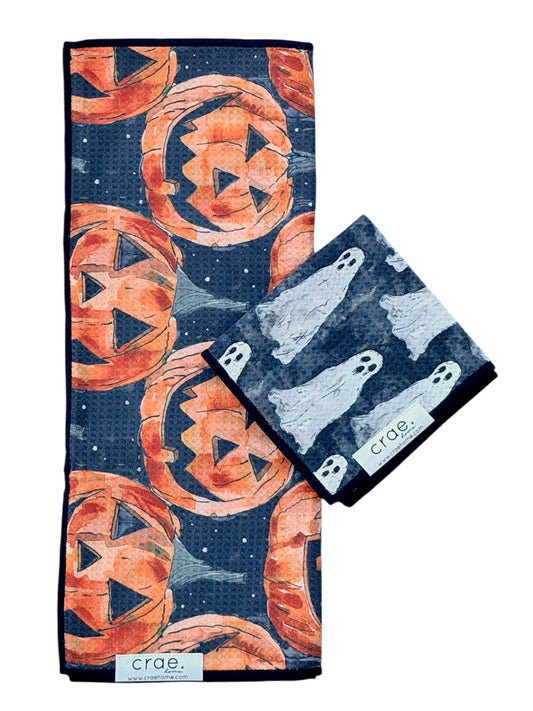 Put A Light In It/Oh Sheet: Double Sided-Hand Towel Washcloth Set