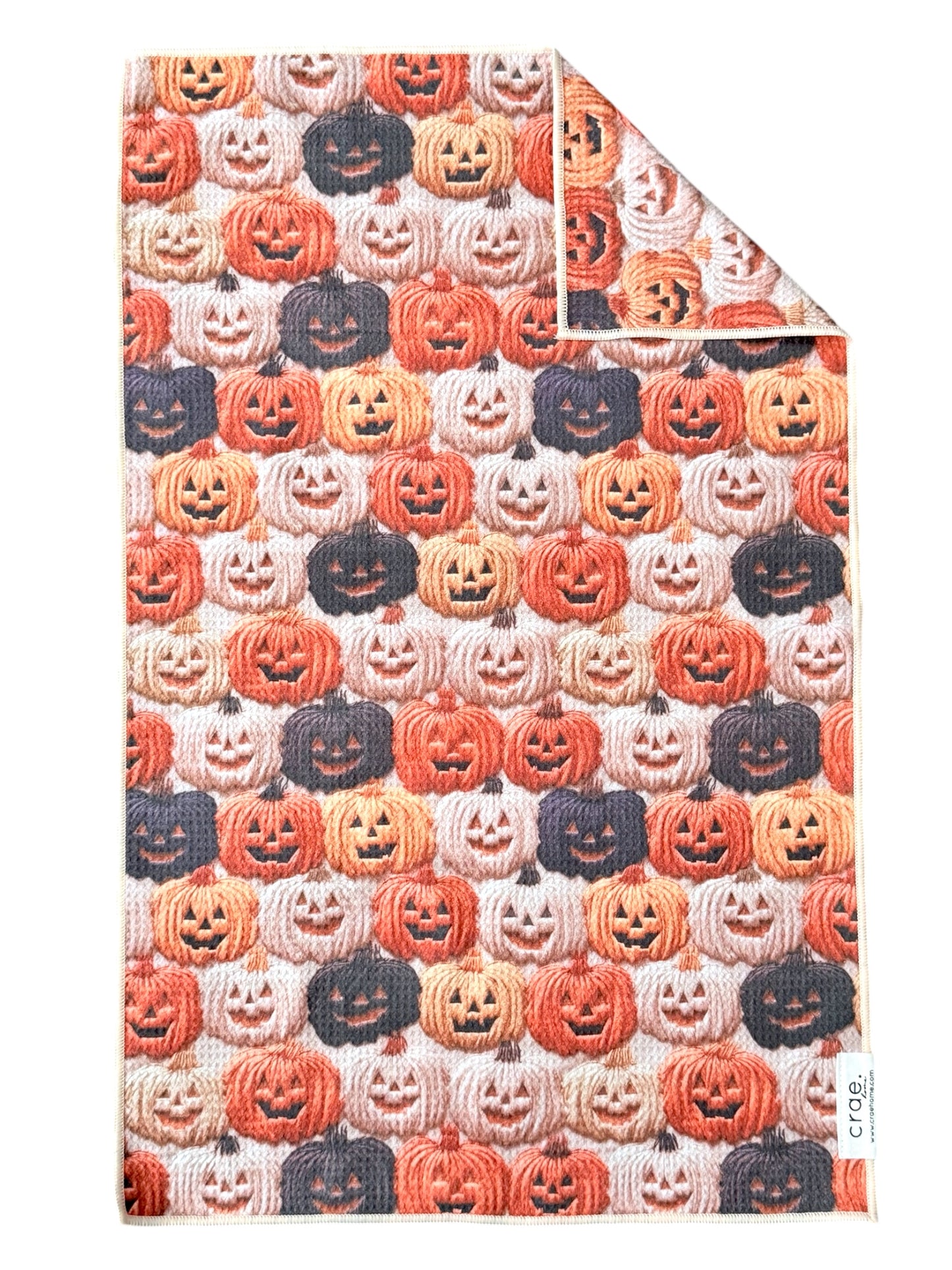 Pumpkin Palooza: Double-Sided Hand Towel