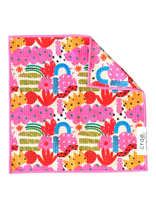 Princess Pufflepuff: Double-Sided Washcloth