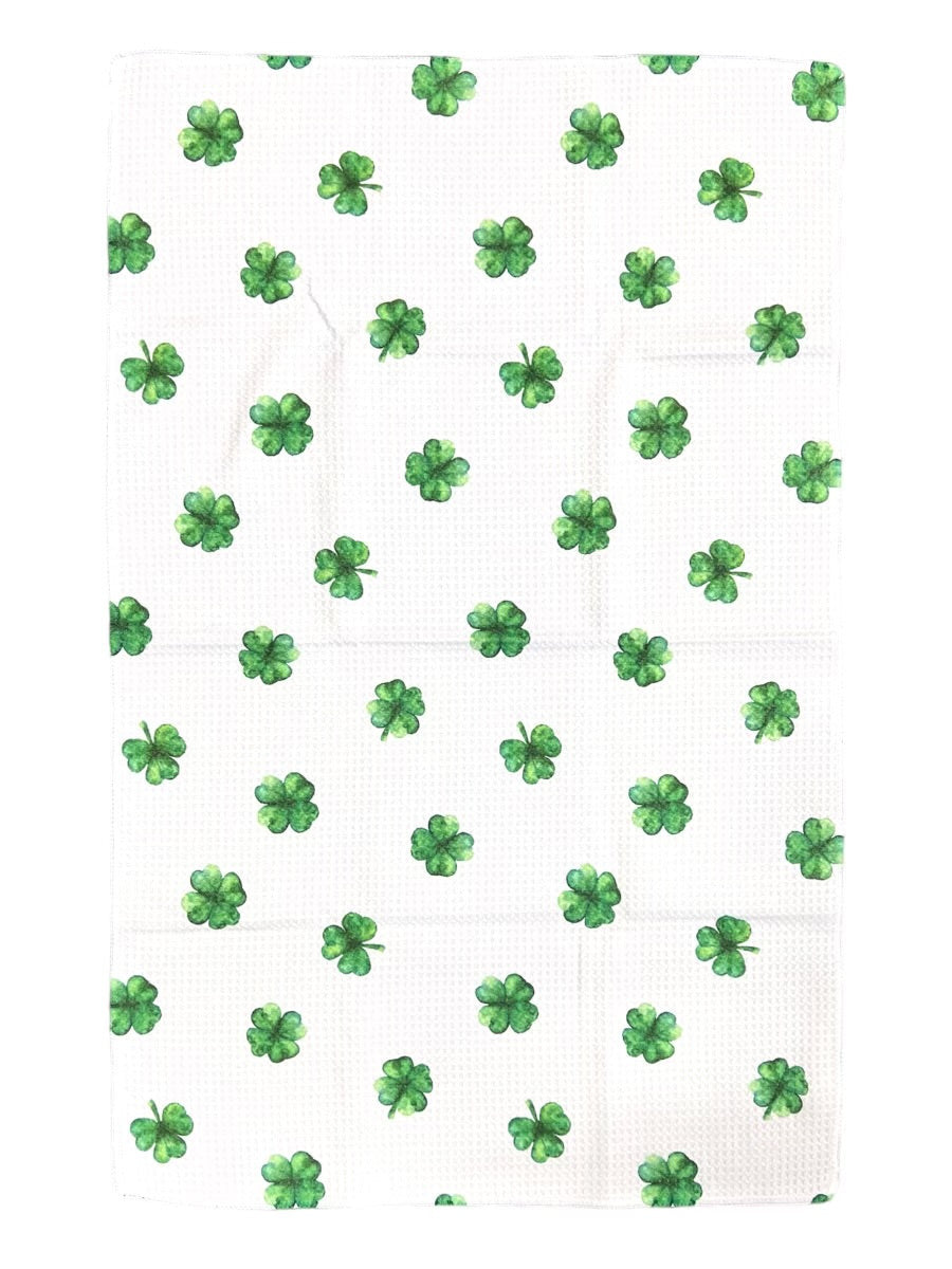 Don’t Press Your Luck/Green With Envy: 2 Single-Sided Hand Towels