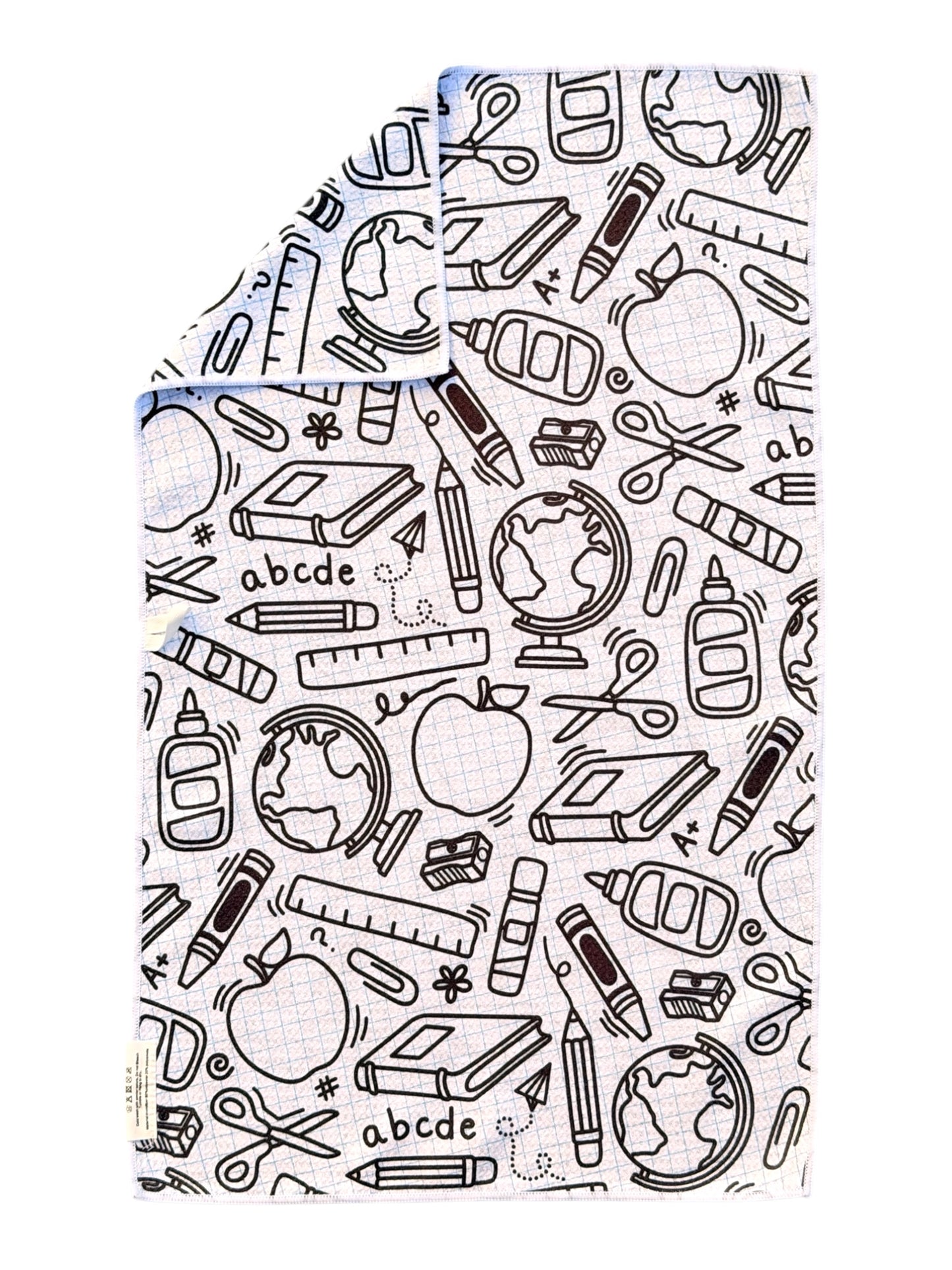 School Daze: Double-Sided Hand Towel