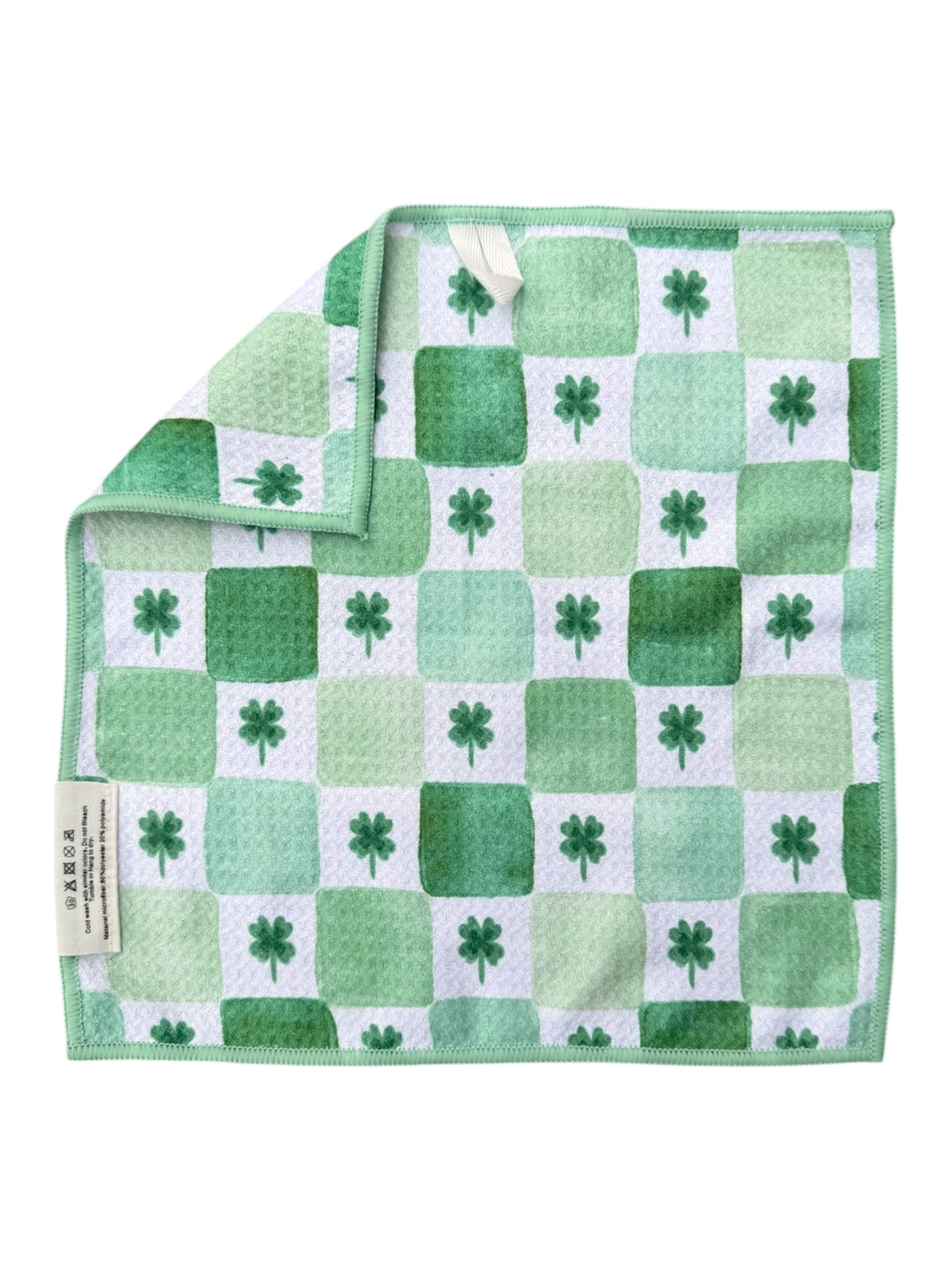 Check Your Luck: Double-Sided Washcloth