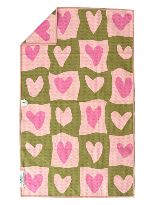 Heart Throb: Double-Sided Hand Towel