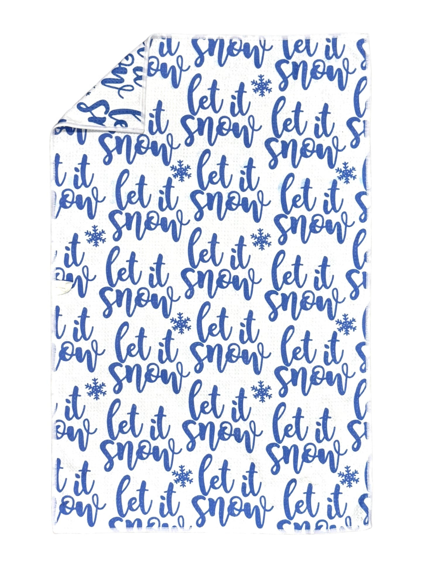 Let It Snow: Double-Sided Hand Towel