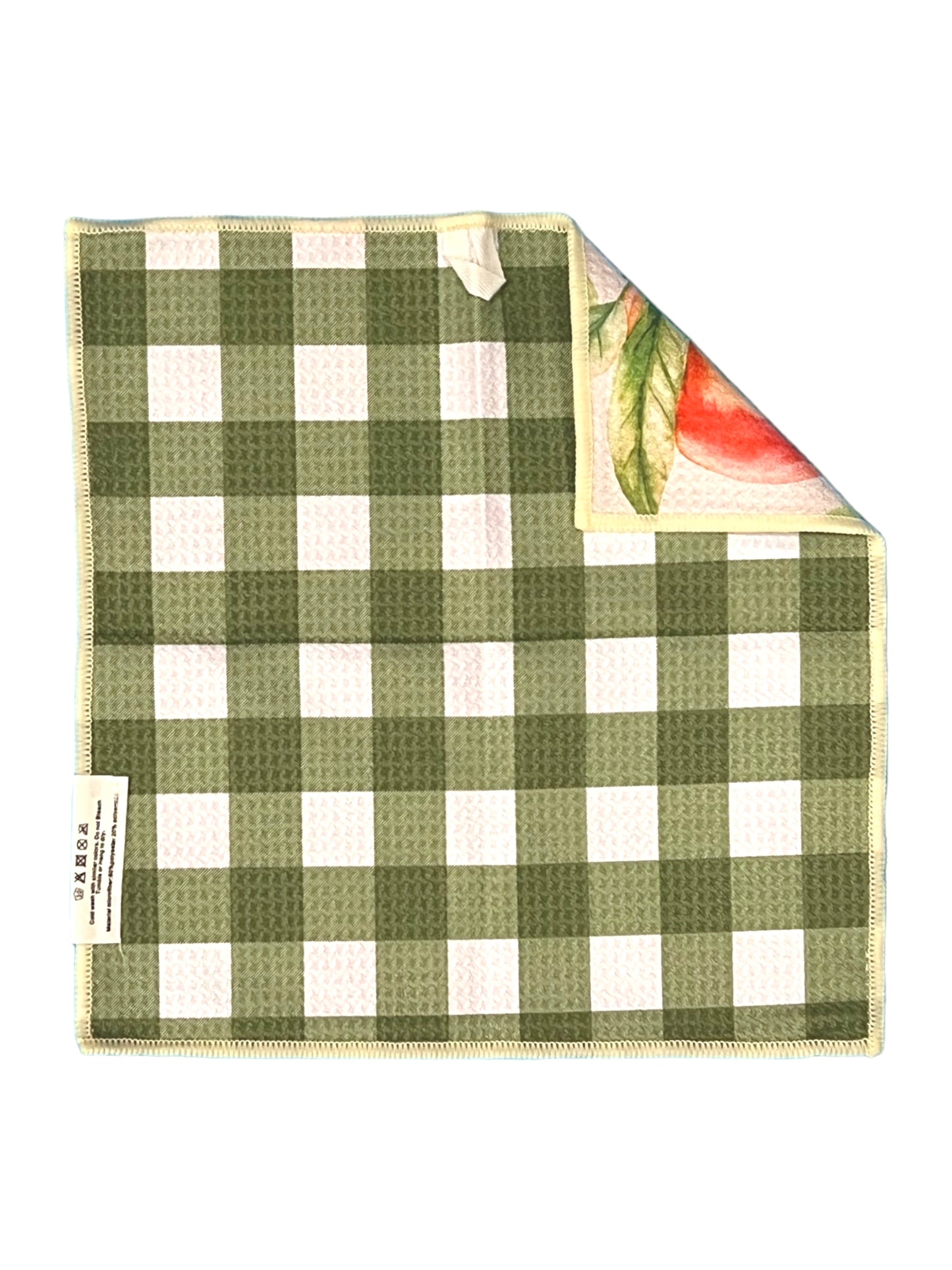 Peaches and Cream: Reversible Washcloth