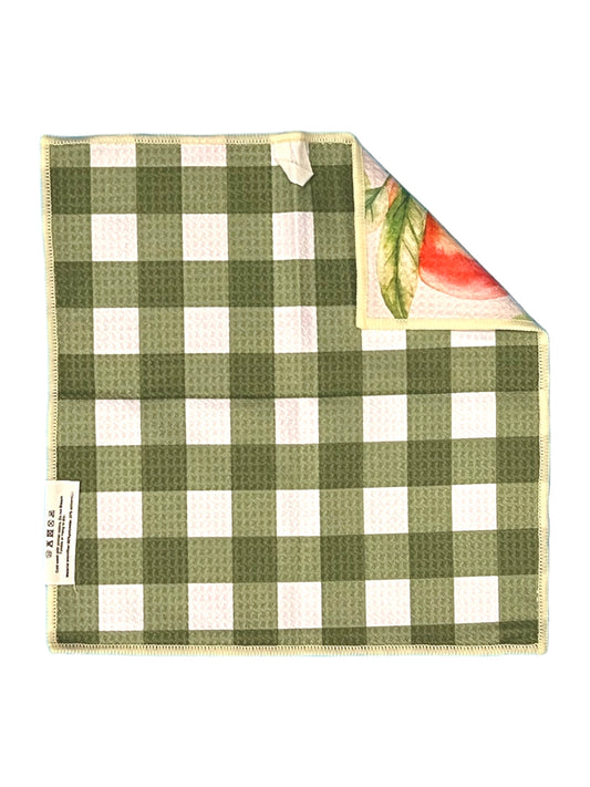 Peaches and Cream: Reversible Washcloth