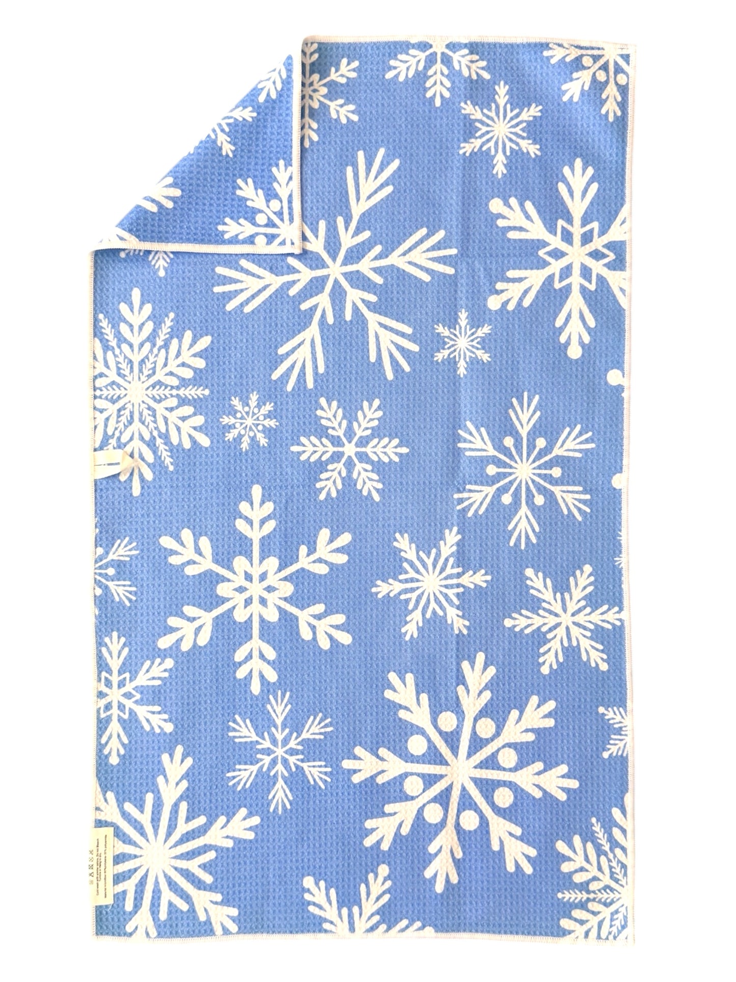 Snowfall: Double-Sided Hand Towel