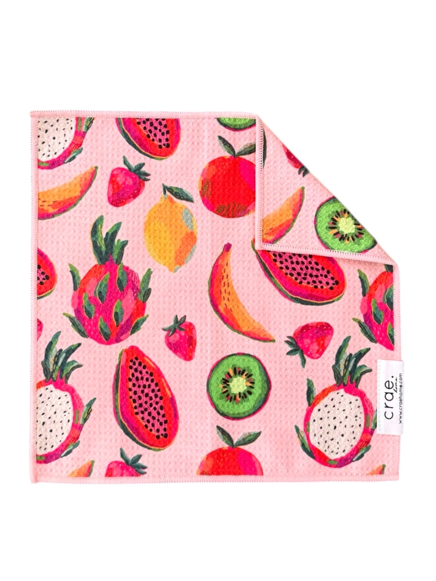 Tropical Salad: Double-Sided Washcloth