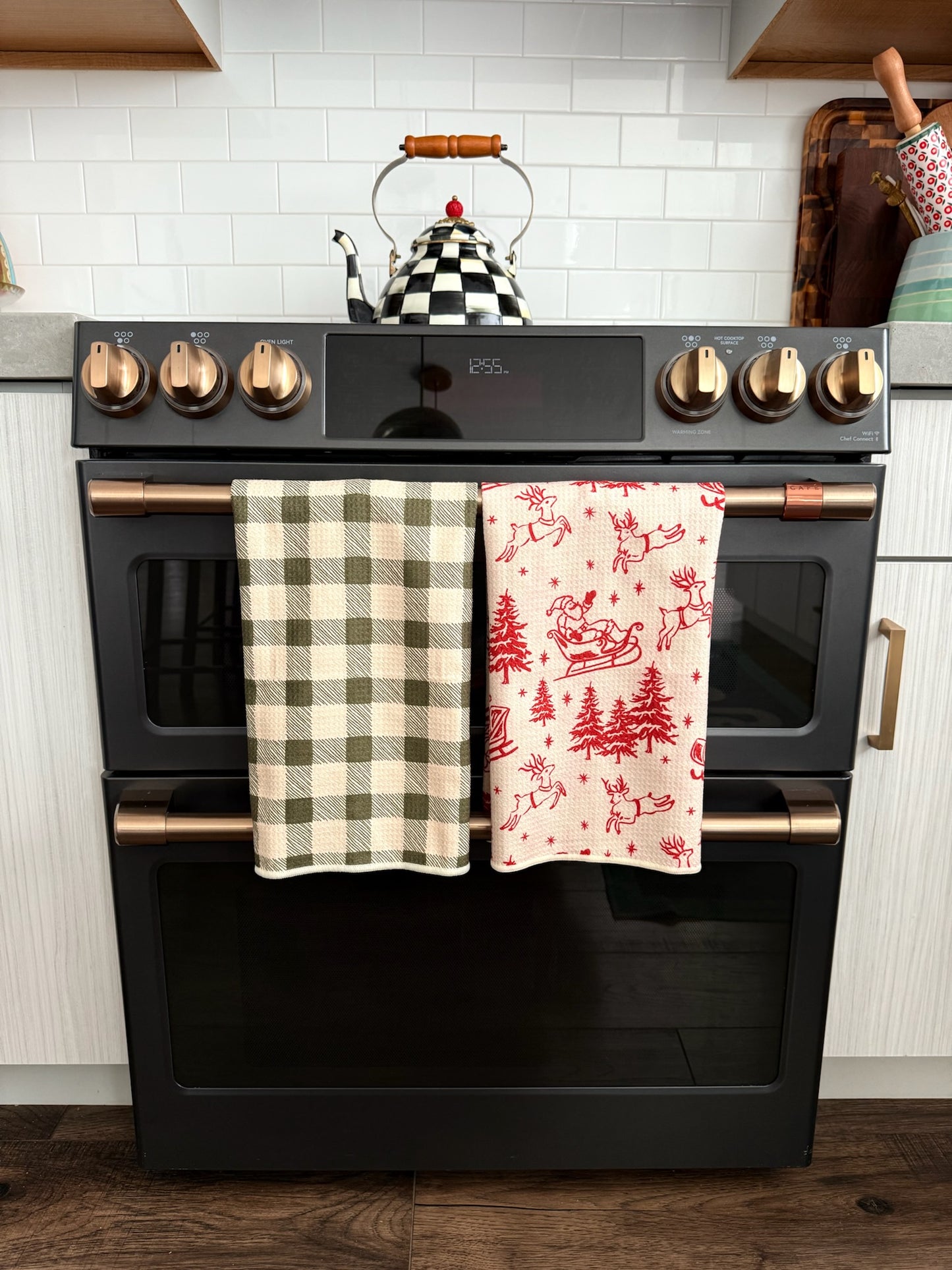 Sleigh The Night: Double-Sided Hand Towel