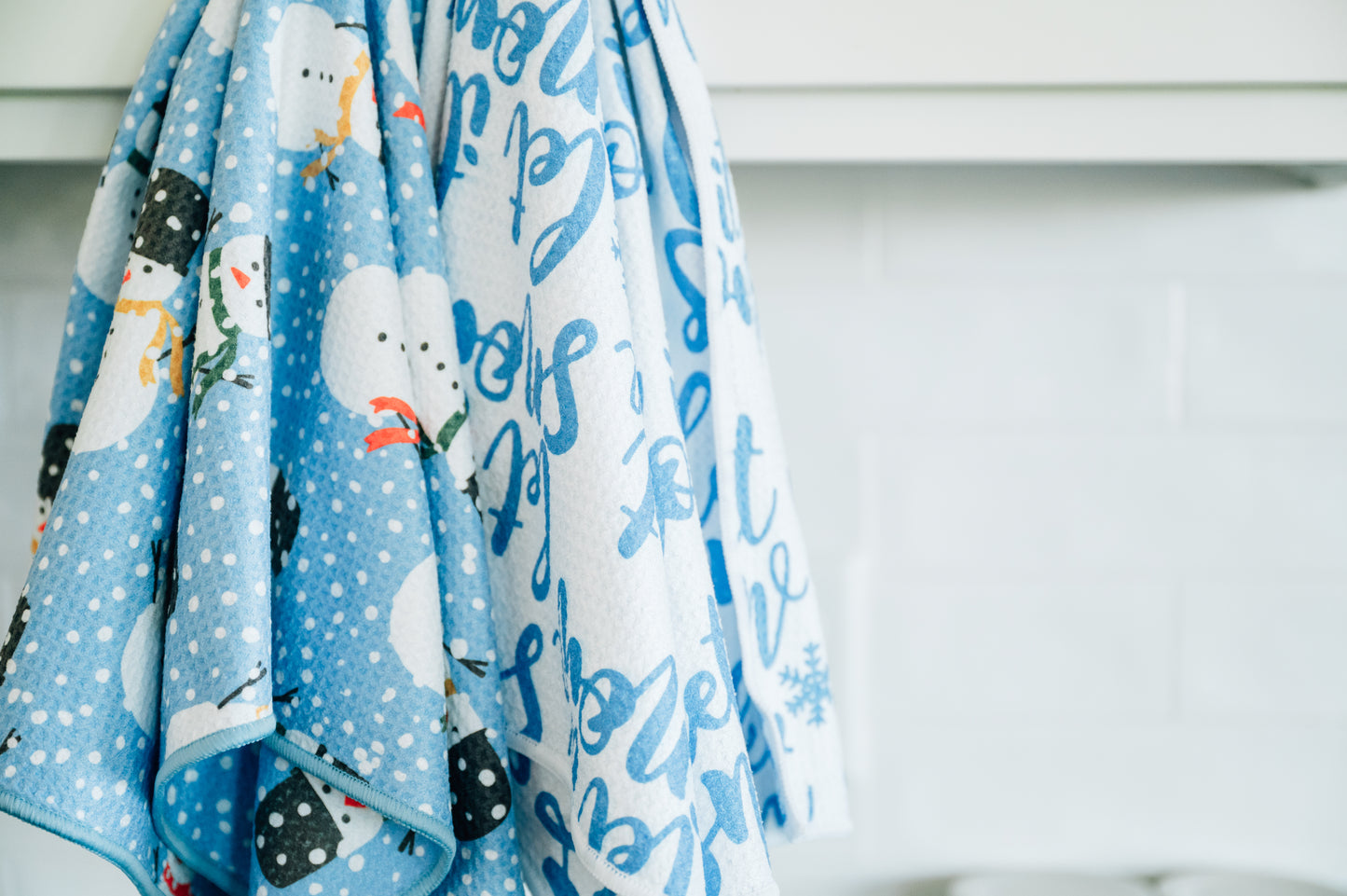 Let It Snow: Double-Sided Hand Towel