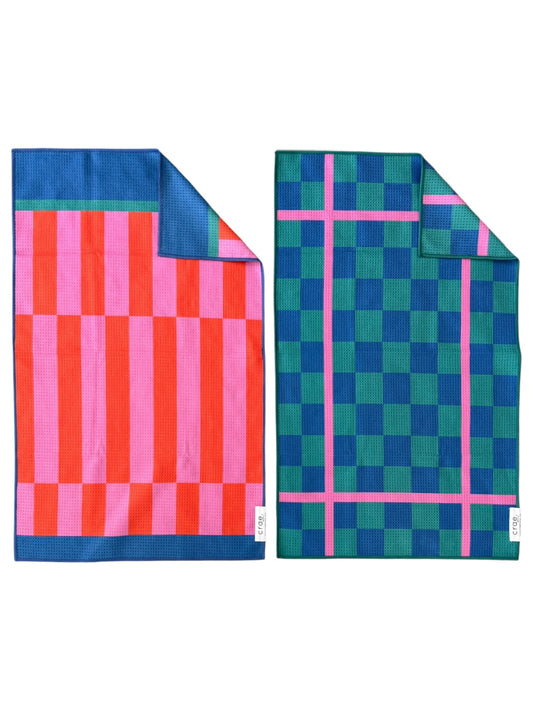 Collins/Marnie: 2 Double Sided-Hand Towels