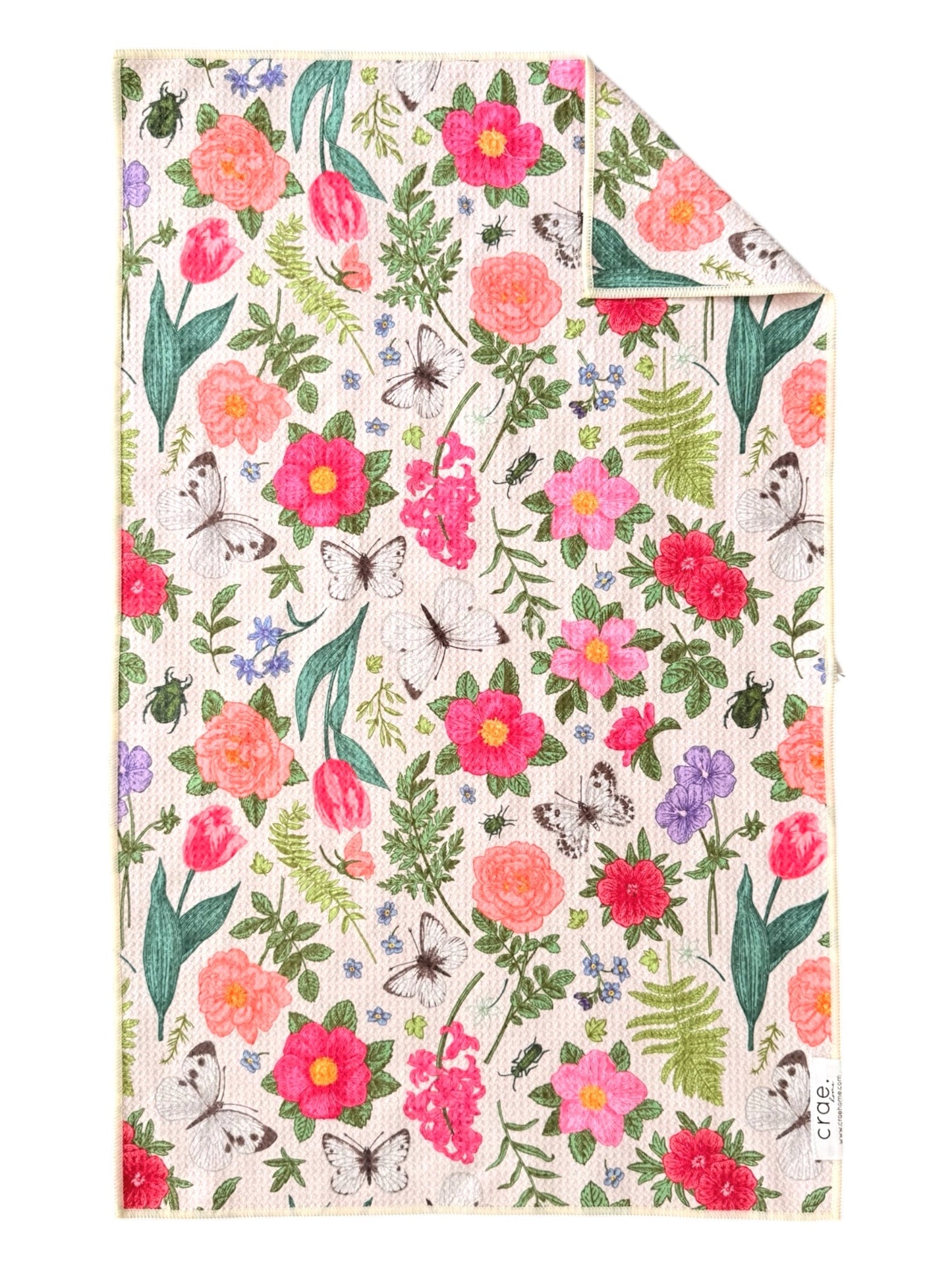 Secret Garden/Head In The Clouds: Double Sided-Hand Towel Washcloth Set