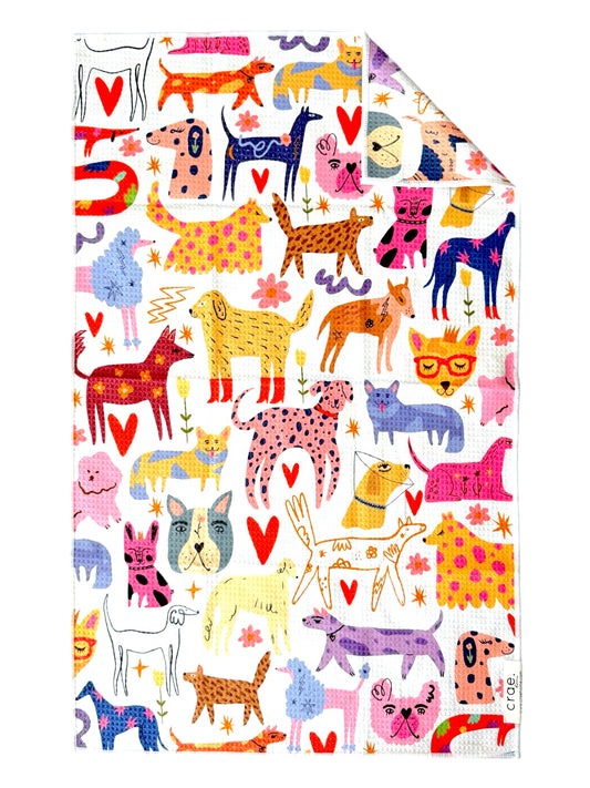 Wooftastic: Double-Sided Hand Towel