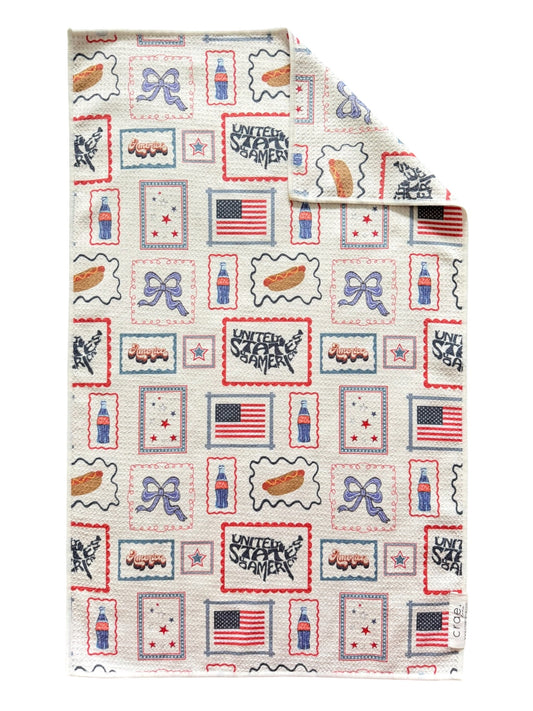 xoxo, USA: Double-Sided Hand Towel