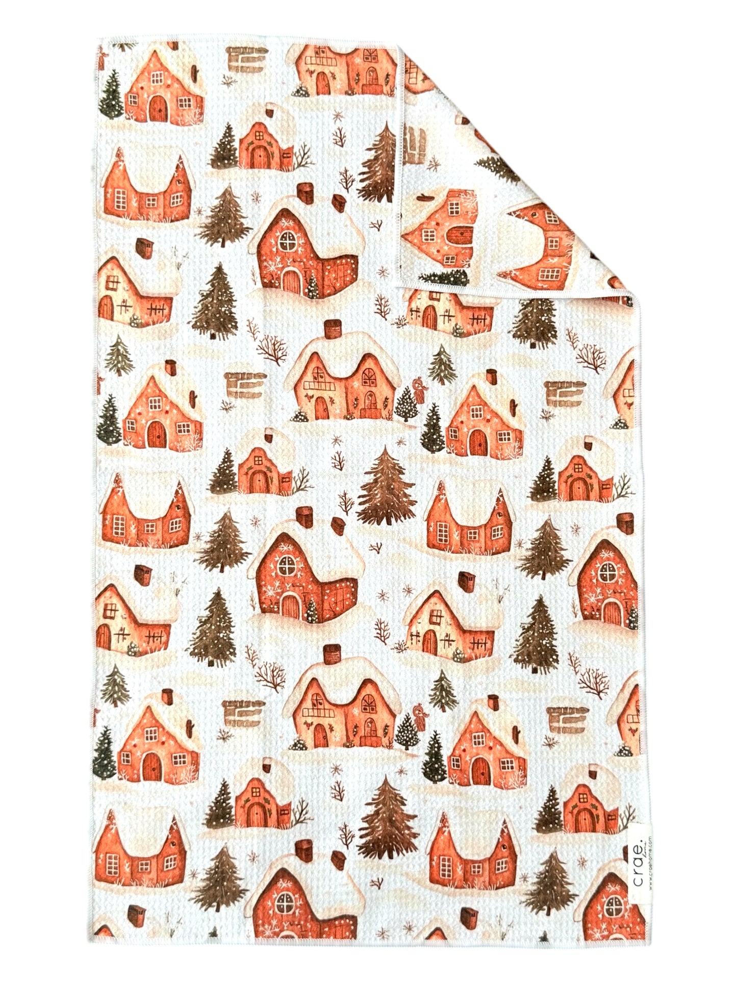 Gingerbread Showdown: Double-Sided Hand Towel