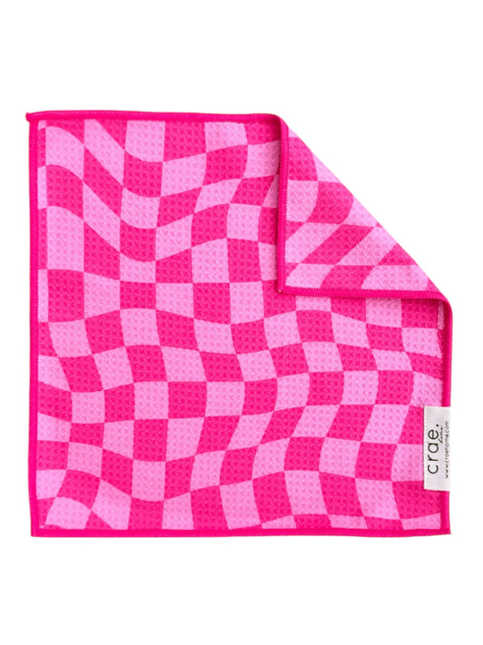 Pinkstir: Double-Sided Washcloth