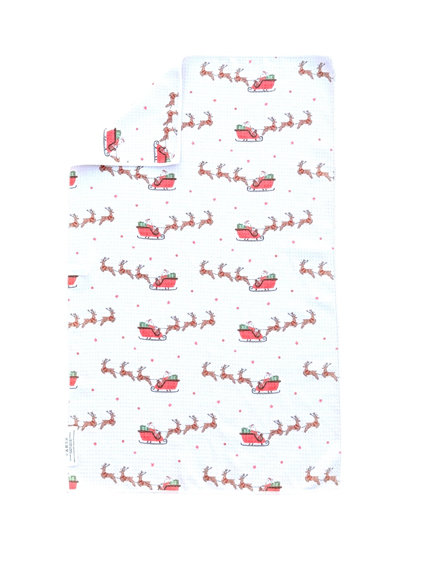 Midnight Sleigh Ride: Double-Sided Hand Towel