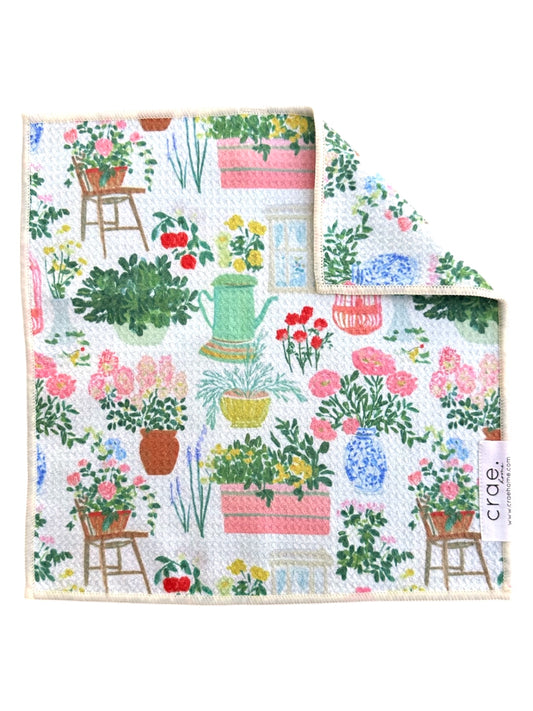 Sunday in the Garden: Double-Sided Washcloth