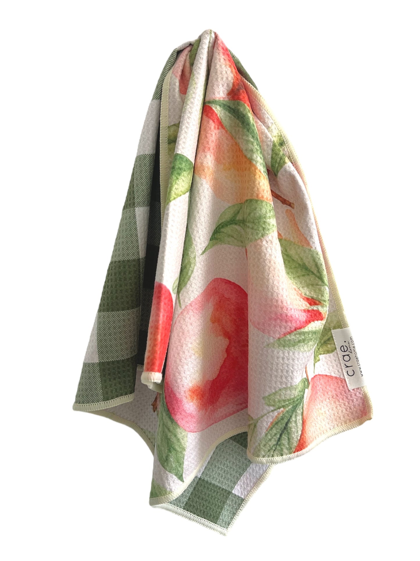 Peaches and Cream: Reversible Hand Towel