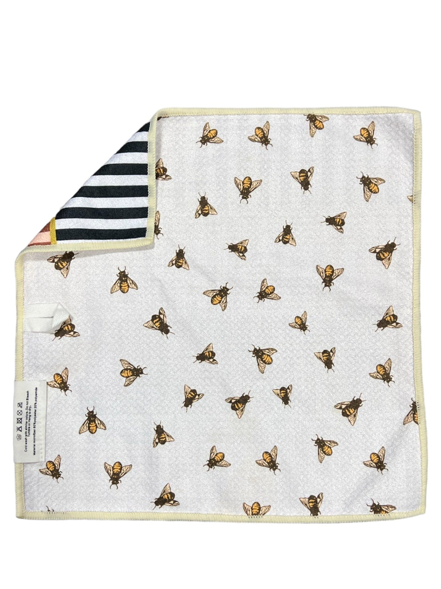 Clarice/Milk and Honey: Reversible-Hand Towel Washcloth Set
