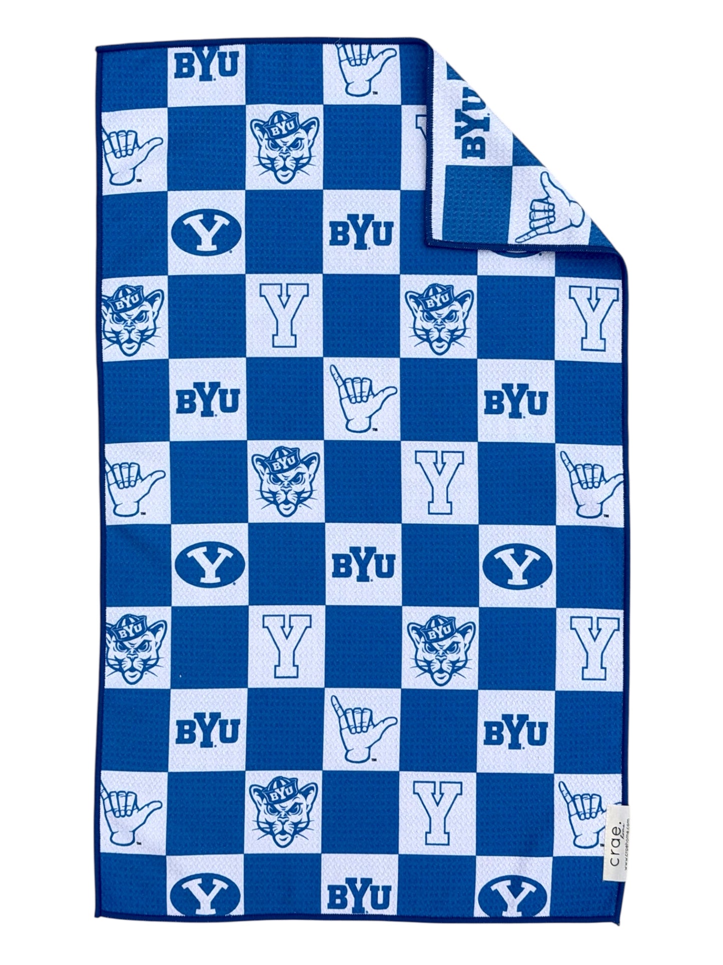 Bleeding Blue: Double-Sided Hand Towel