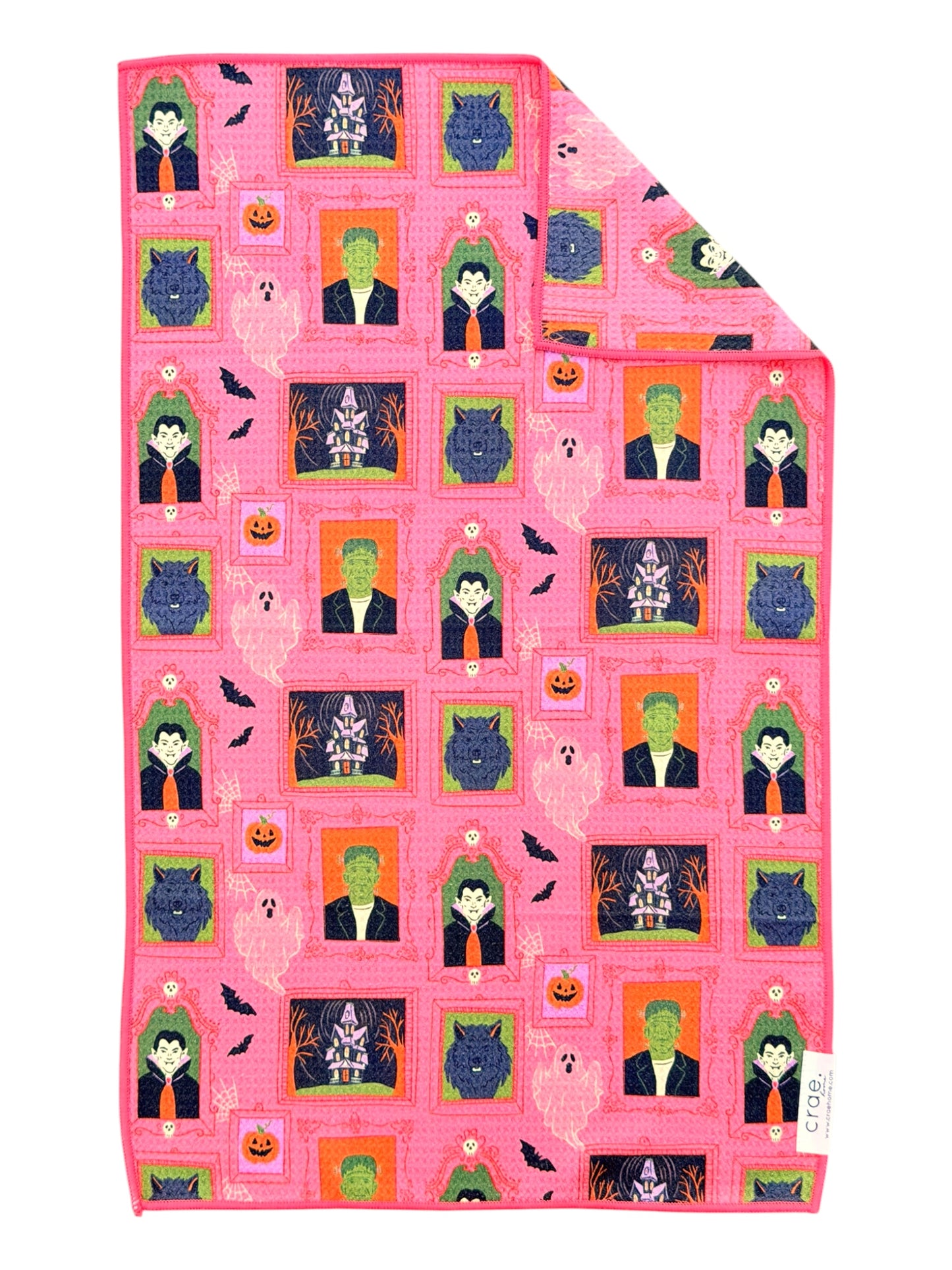 Haunted Portraits: Double-Sided Hand Towel