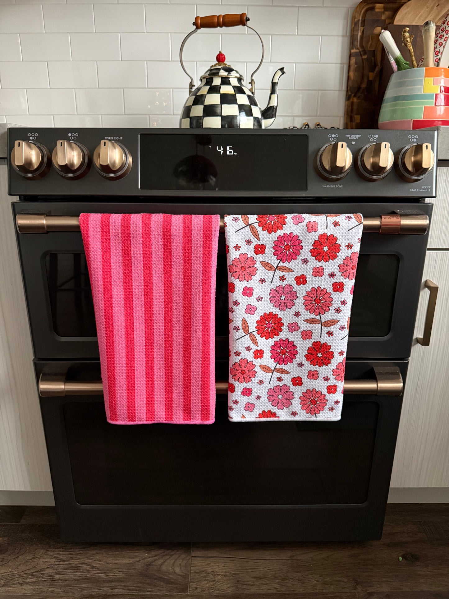 Pink Licorice: Double-Sided Hand Towel