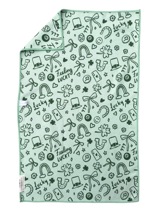 Feeling Lucky: Double-Sided Hand Towel