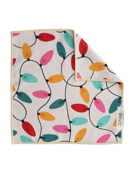 All Lit Up: Double-Sided Washcloth