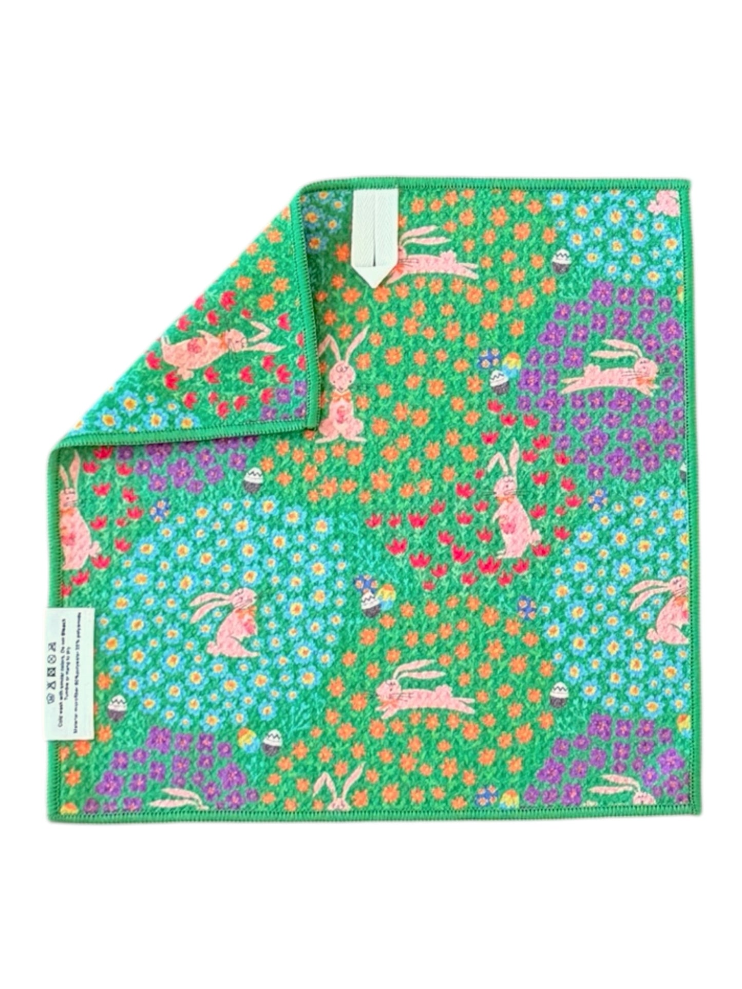 Hopping Meadow: Double-Sided Washcloth