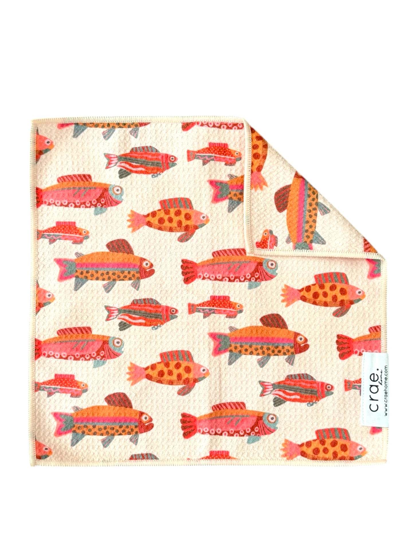 Speckled Fish: Double-Sided Washcloth