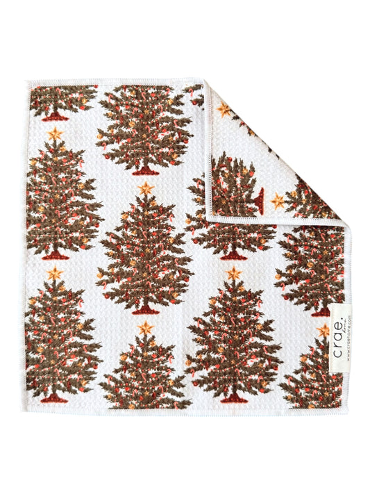 Sparkling Spruce: Double-Sided Washcloth