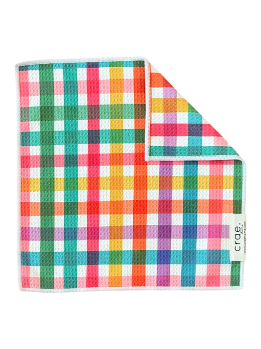 Live A Little Plaid: Double-Sided Washcloth