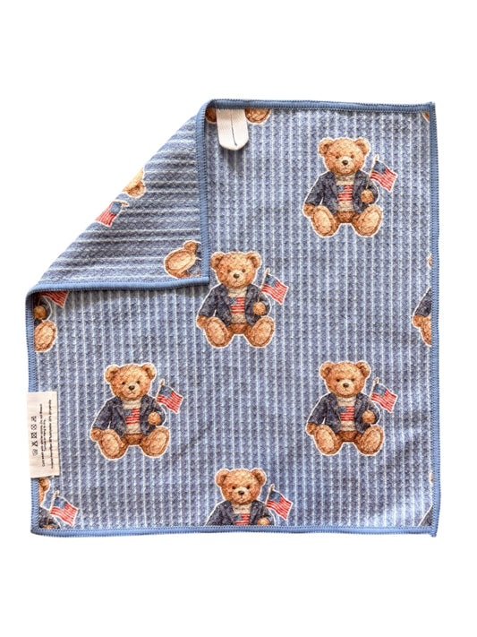 Little Teddy: Double-Sided Washcloth