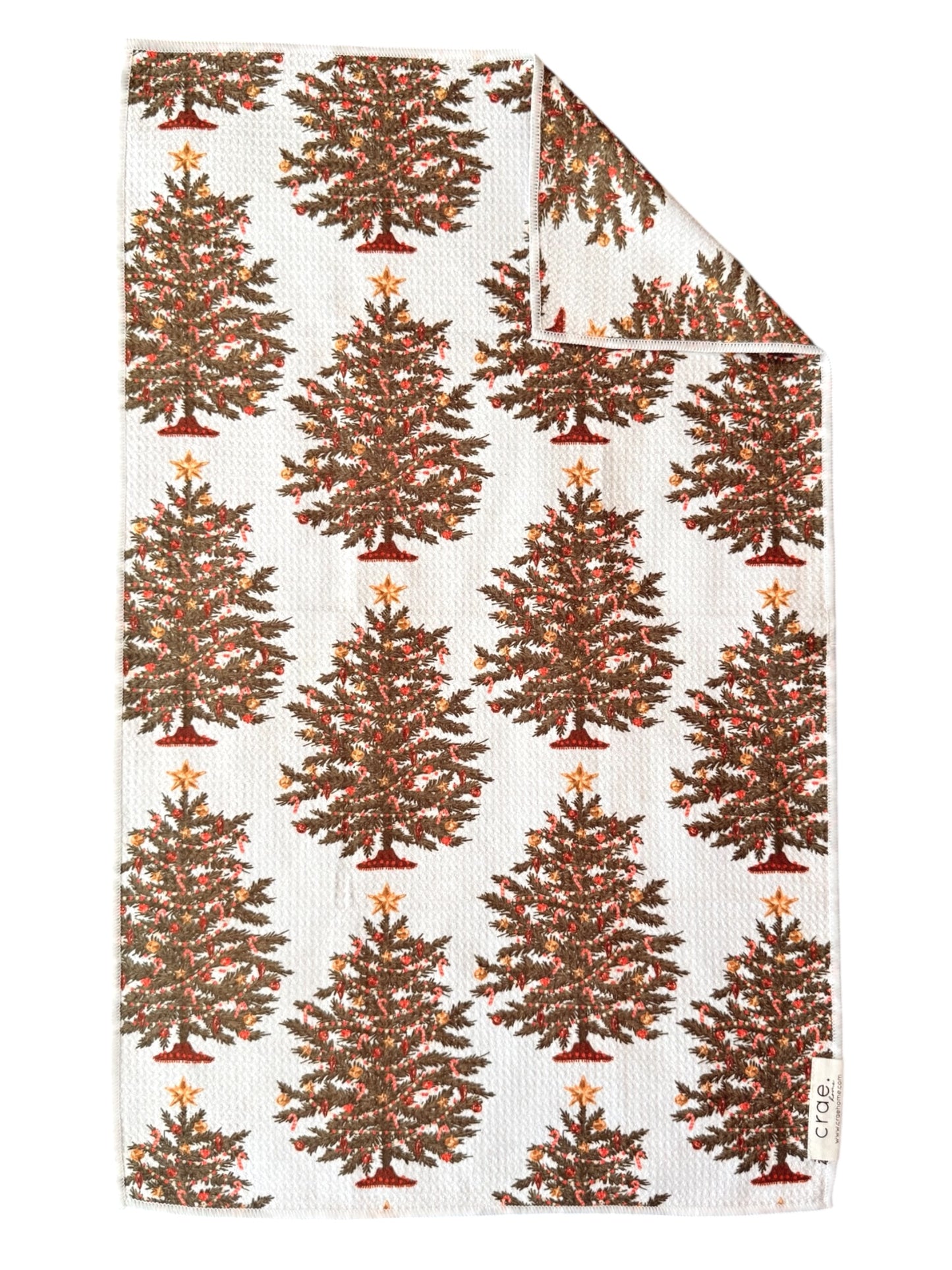 Sparkling Spruce: Double-Sided Hand Towel