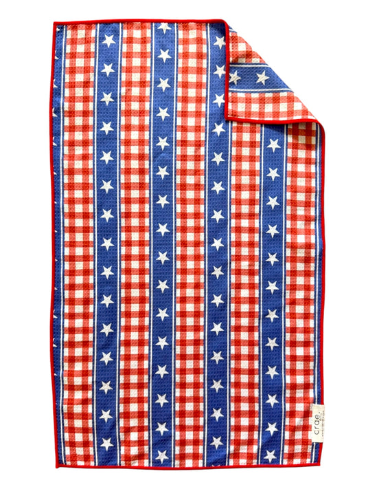 Heritage Stripe: Double-Sided Hand Towel