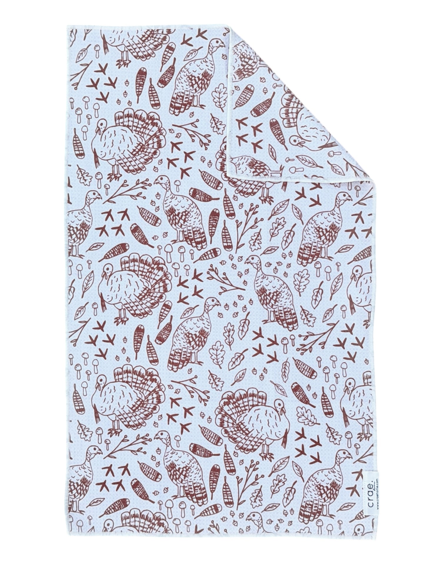 Turkey Trot: Double-Sided Hand Towel
