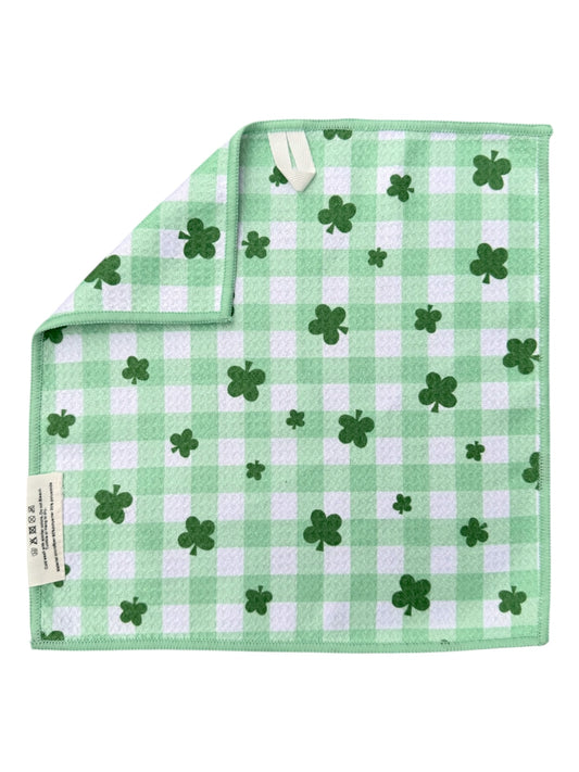 Emerald Picnic: Double-Sided Washcloth